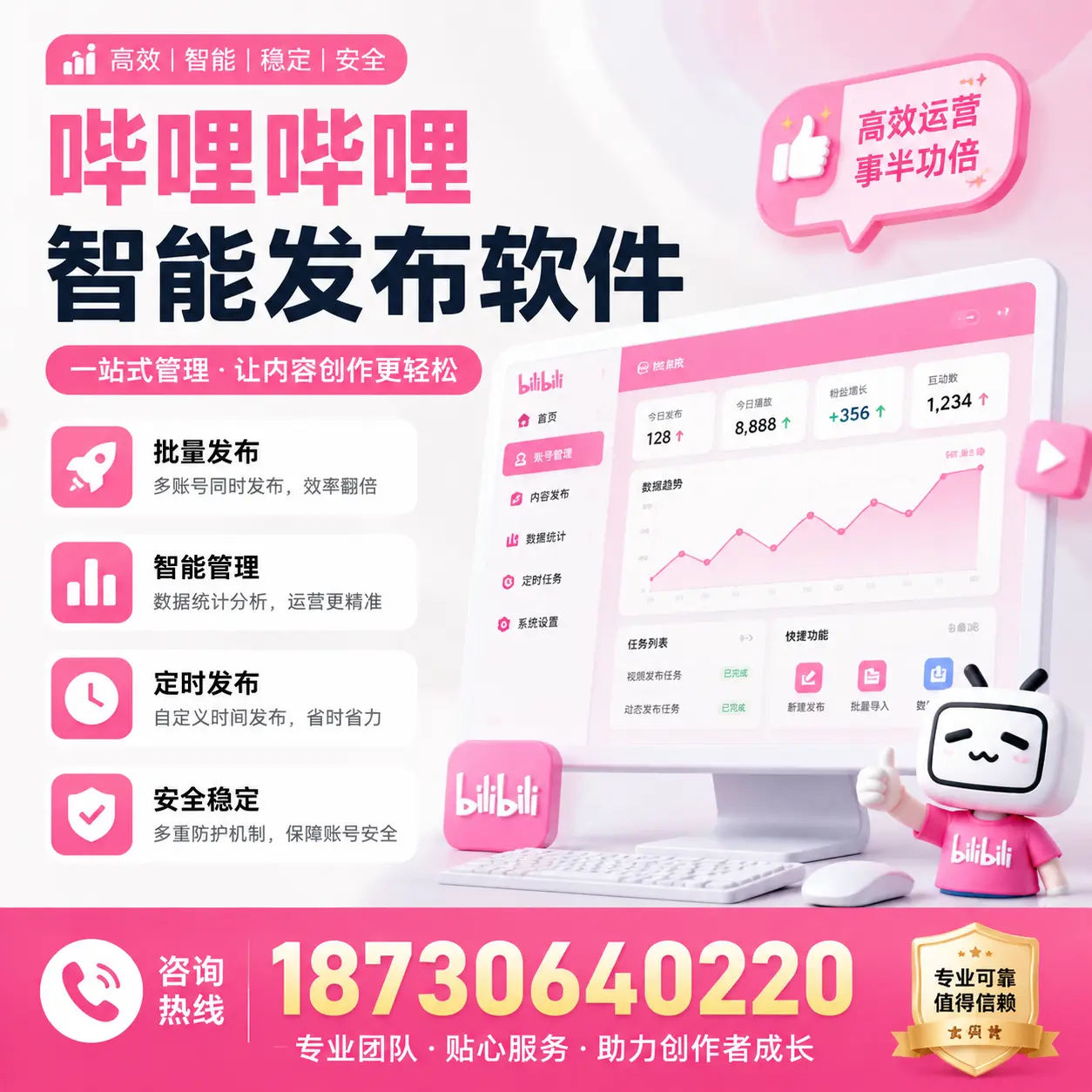 如何评估哔哩哔哩智能发布软件的ROI?济宁 企业必读